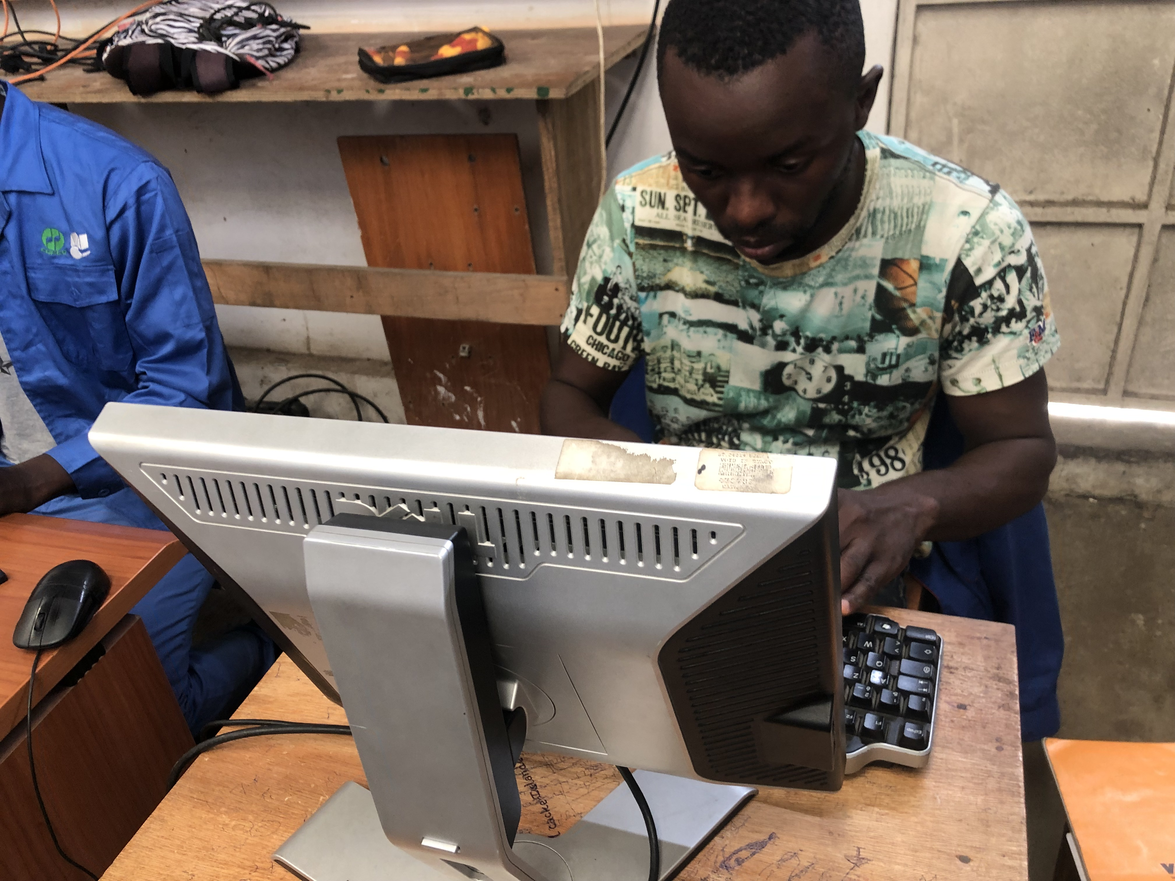 Apprenants en salle de TP
